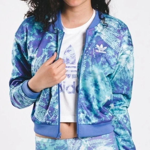 Adidas Ocean Elements Blue Track Jacket small - Picture 4 of 8